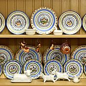 Посуда handmade. Livemaster - original item The painted porcelain Set table Provence. Handmade.