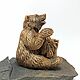 Мыло ручной работы "Медведь с пнём". Мыло. Мануфактура Татьяны Гу: Свечи и мыло. Интернет-магазин Ярмарка Мастеров.  Фото №2