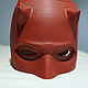 Шлем Сорвиголова Мэтт Мёрдок герой комикса Марвел Daredevil helmet. Маски персонажей. Качественные авторские маски (Magazinnt). Ярмарка Мастеров.  Фото №5