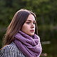 Snudy: Snood in 2 turns of kid mohair knitted for women. Snudy1. Scarfland. My Livemaster. Фото №6