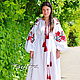 Vyshyvanka White evening dress embroidered, Dresses, Sevastopol,  Фото №1