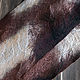 Кофе со сливками -  нуно-войлочный шарф бежевый коричневый. Шарфы. Ковылина Анна. Ярмарка Мастеров.  Фото №4