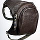 Leather hip bag brown. Waist Bag. Lollypie - Modiste Cat. My Livemaster. Фото №4