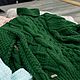 Jerseys: Handmade oversize green sweater with a collar to buy. Sweaters. Medel_clothes - женский вязаный свитер кардиган оверсайз. My Livemaster. Фото №5