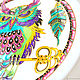 Decorative plate Owl dream catcher hand painted. Plates. Art by Tanya Shest. My Livemaster. Фото №5