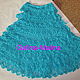 Knitted skirt.Sky blue. Skirts. Galina-Malina (galina-malina). My Livemaster. Фото №6
