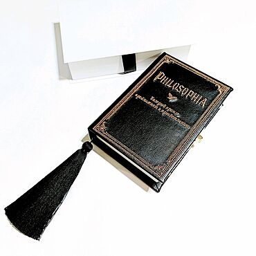 Сумки ручной работы. Ярмарка Мастеров - ручная работа Клатч-книга "Philosophia". Handmade.