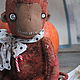 Caleb crazy monkey. Мягкие игрушки. Ирина Сайфийдинова (textileheart). Интернет-магазин Ярмарка Мастеров.  Фото №2