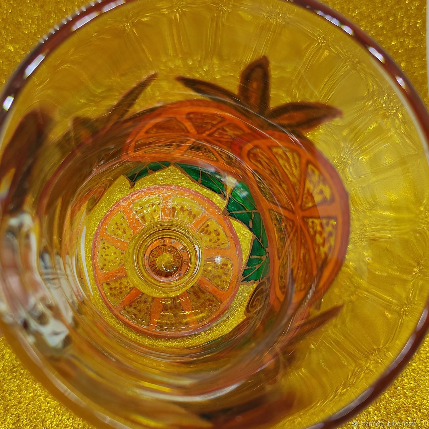 Бокал для глинтвейна и горячих напитков Мандариновое настроение в ...