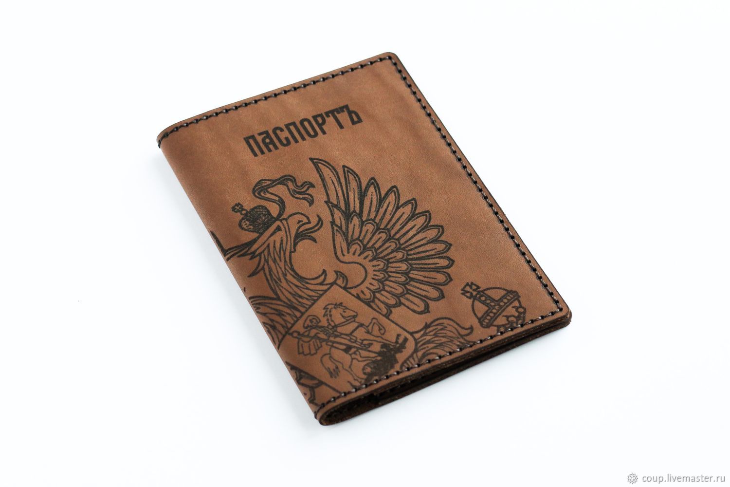 Обложка для паспорта с карманами для карточек