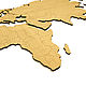 Деревянная карта мира на стену 80х40 см, дуб. Карты мира. Afi Design. Интернет-магазин Ярмарка Мастеров.  Фото №2
