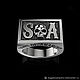 Кольцо "Sons of anarchy / Сыны Анархии" из золота 585. Кольца. BUGAKOV jewelry. Интернет-магазин Ярмарка Мастеров.  Фото №2