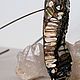 Украшение длинный кулон с натуральными камнями в бежевых чёрных тонах. Кулон. Картины Анастасии Лесюк (Anastasia-Lesyuk). Ярмарка Мастеров.  Фото №4