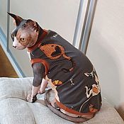Зоотовары handmade. Livemaster - original item Clothing for cats T-shirt 