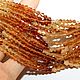 Заказать Гессонит 2-5мм нить 37см. Beads. Ярмарка Мастеров. . Бусины Фото №3