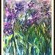 Painting: irises. Pictures. raisa-leonova. Online shopping on My Livemaster.  Фото №2