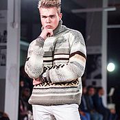 Men's hand knitted sweater 
