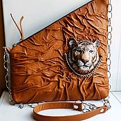 Сумки и аксессуары handmade. Livemaster - original item 3D Genuine leather bag 