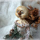 Снежная леди. Интерьерная кукла. Мир кукол Лоры Пинтсон. Ярмарка Мастеров.  Фото №6