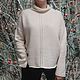 Заказать Белый женский свитер. Ольга (olga-knitted-clothes). Ярмарка Мастеров. . Свитеры Фото №3