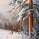 Картина маслом "Январское утро". Картины. Холошевская Наталья. Интернет-магазин Ярмарка Мастеров.  Фото №2