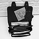 Bag for strap (borsetta) black leather. Classic Bag. roman-bushuev (bags-bush). My Livemaster. Фото №5
