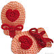 Mittens for newborn Hearts, Mittens, Rostov-on-Don,  Фото №1