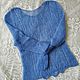 Order Handmade Spring openwork jumper. hand knitting from Galina Akhmedova. Livemaster. . Jumpers Фото №3