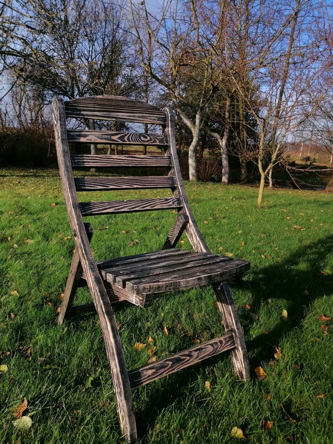 складной стул из березы