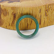 Украшения handmade. Livemaster - original item 16.5 R-R Ring Green Tinted Agate (nkzta165). Handmade.