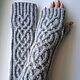 Fingerless gloves knitted long Milada, 21. Mitts. HOBBIMANIYA. Online shopping on My Livemaster.  Фото №2