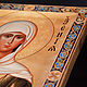 Wooden icon ' St. Xenia of St. Petersburg'. Icons. ikon-art. My Livemaster. Фото №6