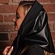 Заказать Косынка Платок из эко-кожи «Black». KUDESNITSA Designer Accessories. Ярмарка Мастеров. . Косынки Фото №3