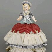 Кукла-игольница из фарфоровой half doll Краса