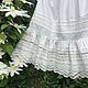 Cotton skirt 'Lace fantasy' p. 42-46, Skirts, Ivanovo,  Фото №1