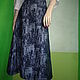  A-line City skirt made of thick cotton, Skirts, Novosibirsk,  Фото №1