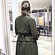 Заказать Жакет вельветовый Хаки 2. Татьяна Тябут (bohospb). Ярмарка Мастеров. . Жакеты Фото №3
