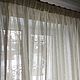100% linen tulle ' wide ivory Stripe'. Curtains1. Linen fantasy. Online shopping on My Livemaster.  Фото №2
