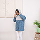 Order Hoodie made of jeans and knitwear with a hood. NATALINI. Livemaster. . Sweatshirts Фото №3