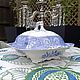 Винтаж: Террин Споуд Камилла голубой Spode Camilla, 1903 год. Сервизы винтажные. A_Queentage. Ярмарка Мастеров.  Фото №4