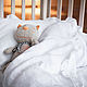 Linen bed linen for children, for newborns. Bedding sets. molinialife. My Livemaster. Фото №6