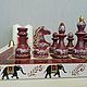 Order Gift chess made of wood 'Indian motifs', a game. Anna Fekolkina chess-souvenirs. Livemaster. . Chess Фото №3