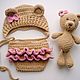 Set 'bear with toy'. Baby Clothing Sets. Nataliya Tirukova. Online shopping on My Livemaster.  Фото №2