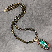 Украшения handmade. Livemaster - original item Sparkling necklace made of cubic zircon stones. Handmade.