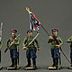 Tin soldier 54 mm.Set of 5 figures.Preobrazhensky Regiment, 1911, Military miniature, St. Petersburg,  Фото №1