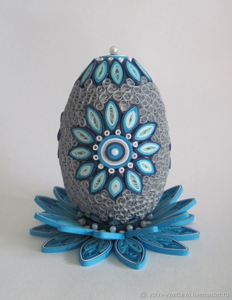 Квиллинг - Яйца декоративные