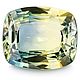 Сапфир 2-х цветный необлагороженный кушион 6,9х5,8 мм 1.12 ct, Кабошоны, Бангкок,  Фото №1