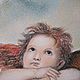  ' Angels of the Sistine Madonna' pastel painting. Pictures. flamemilady. My Livemaster. Фото №4