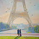 Утро в Париже картина масляными красками. Картины. Ренат Сербин. Ярмарка Мастеров.  Фото №5