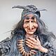  Баба-Яга костяная нога. Интерьерная кукла. fantasy dolls. Ярмарка Мастеров.  Фото №4